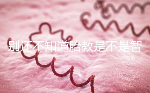 別還不知道胎教是不是智商稅，有沒有用來聽聽專家怎么說