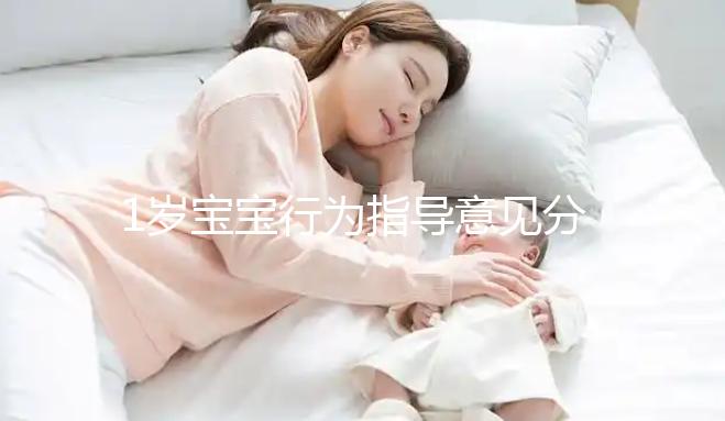 1歲寶寶行為指導意見分享，訓練后能力評測81分不成問題